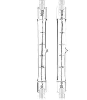 Lot De 5 Ampoules Halogènes R7s 118 Mm 500W 7750 Lm Blanc Chaud Dimmable – Éclairage Puissant Extérieur