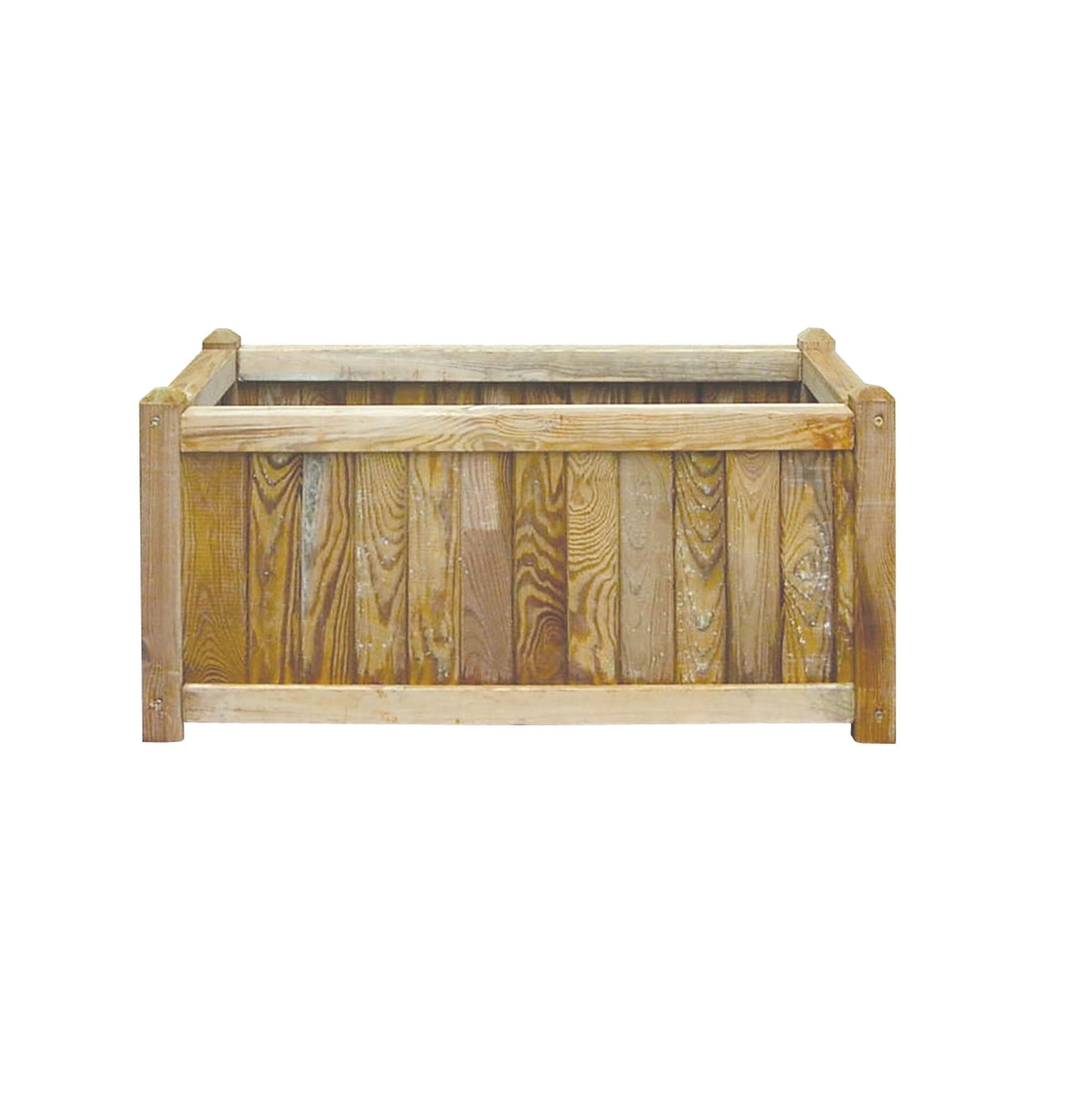 Fioriera Con Griglia VERDELOOK - 75x30x180 Cm In Legno Autoclavato Per Giardino - Foto 5