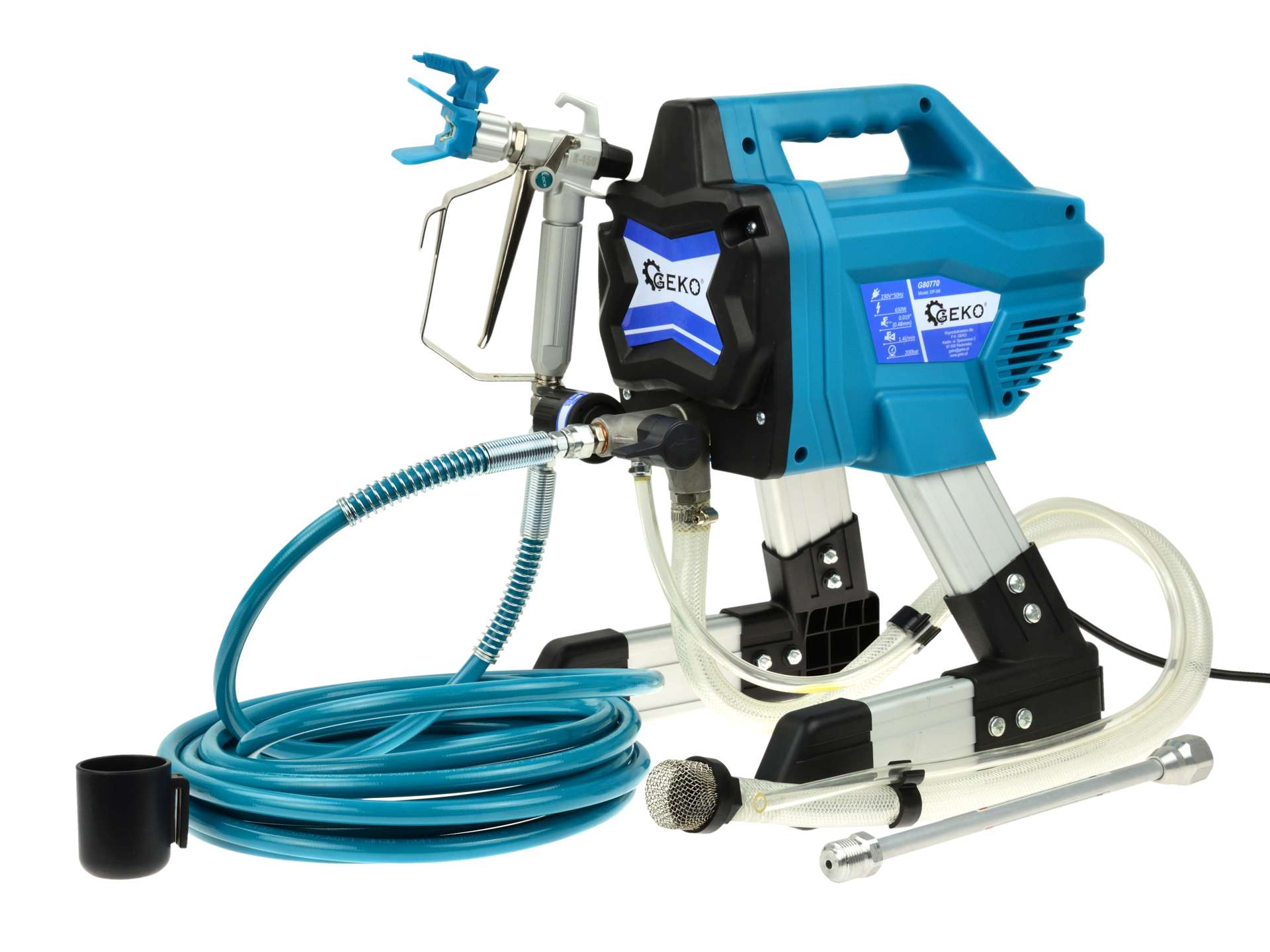 Pistol agregat pompa de vopsit hidrodinamica 650W GEKO