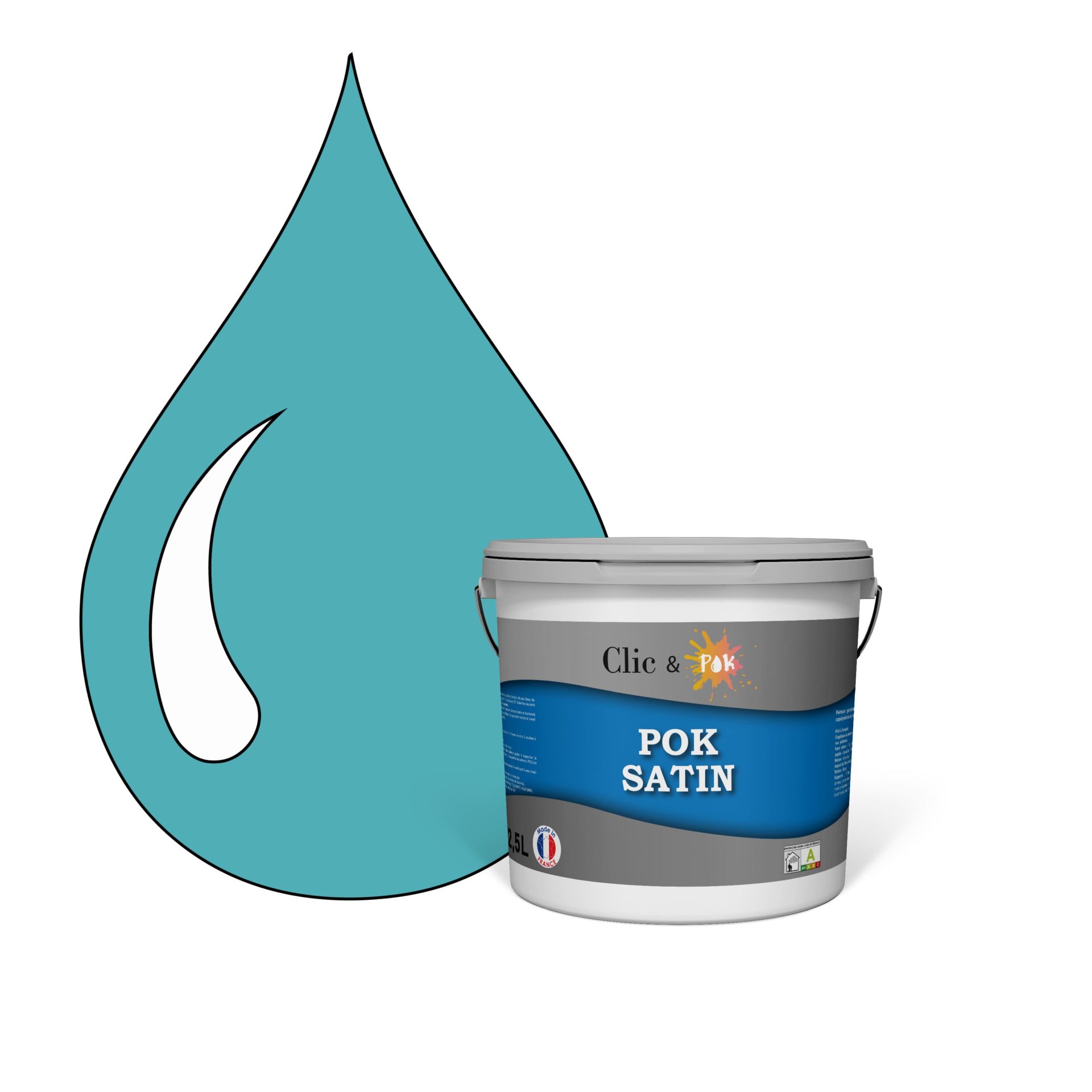 Peinture murs intérieurs satinée Cuisine & Salle de bain POK SATIN — free download