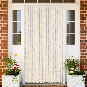 Tenda In Ciniglia Per Porta – Antimosche, Lavabile, Regolabile, Made In Italy, Misure 100x220 Cm