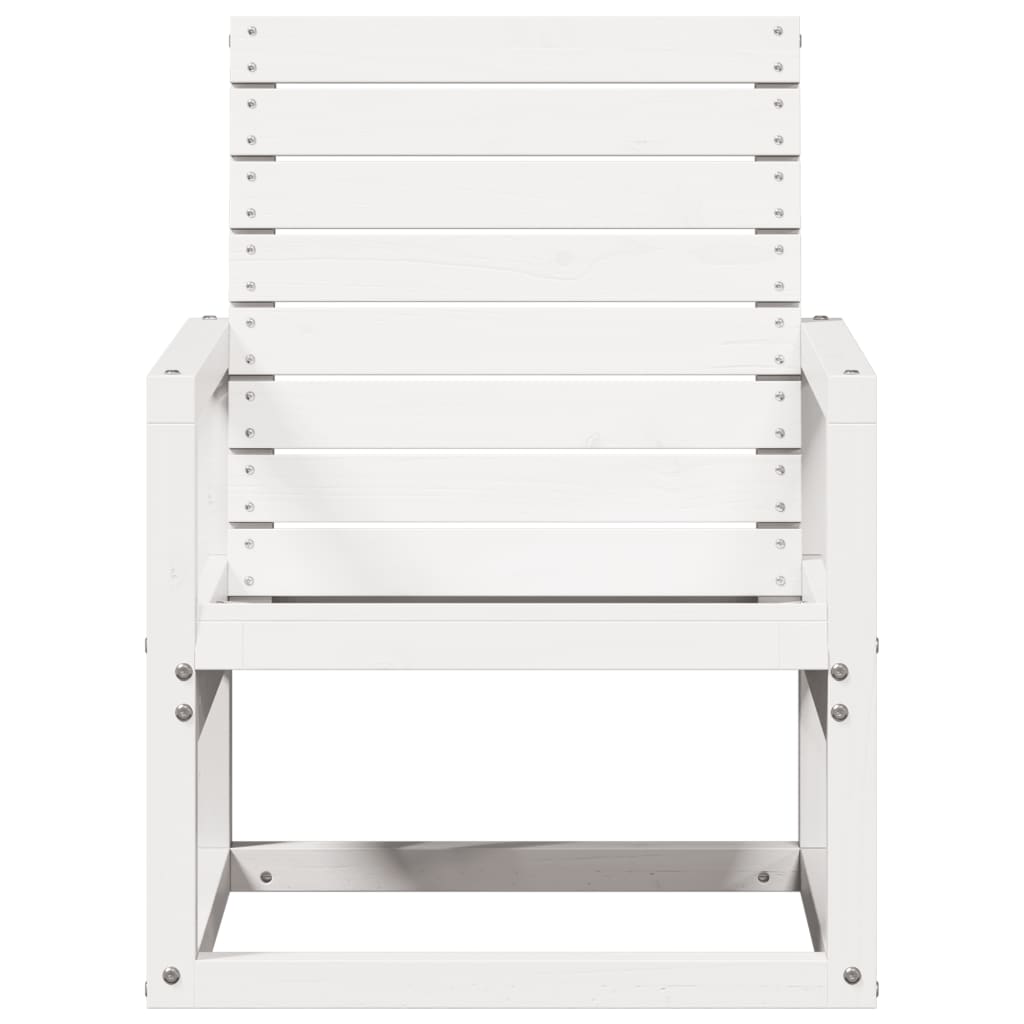 Chaise de jardin sans coussin en Bois Blanc - 4