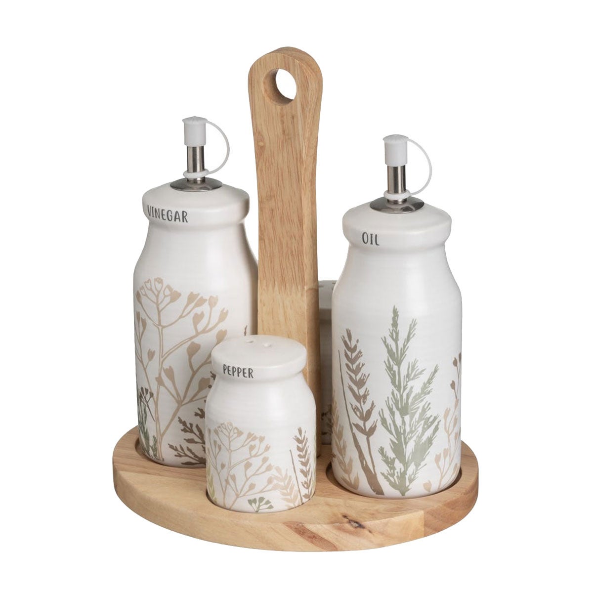 HURRISE salière poivrière de bouteille de vinaigre Ensemble de cruet de