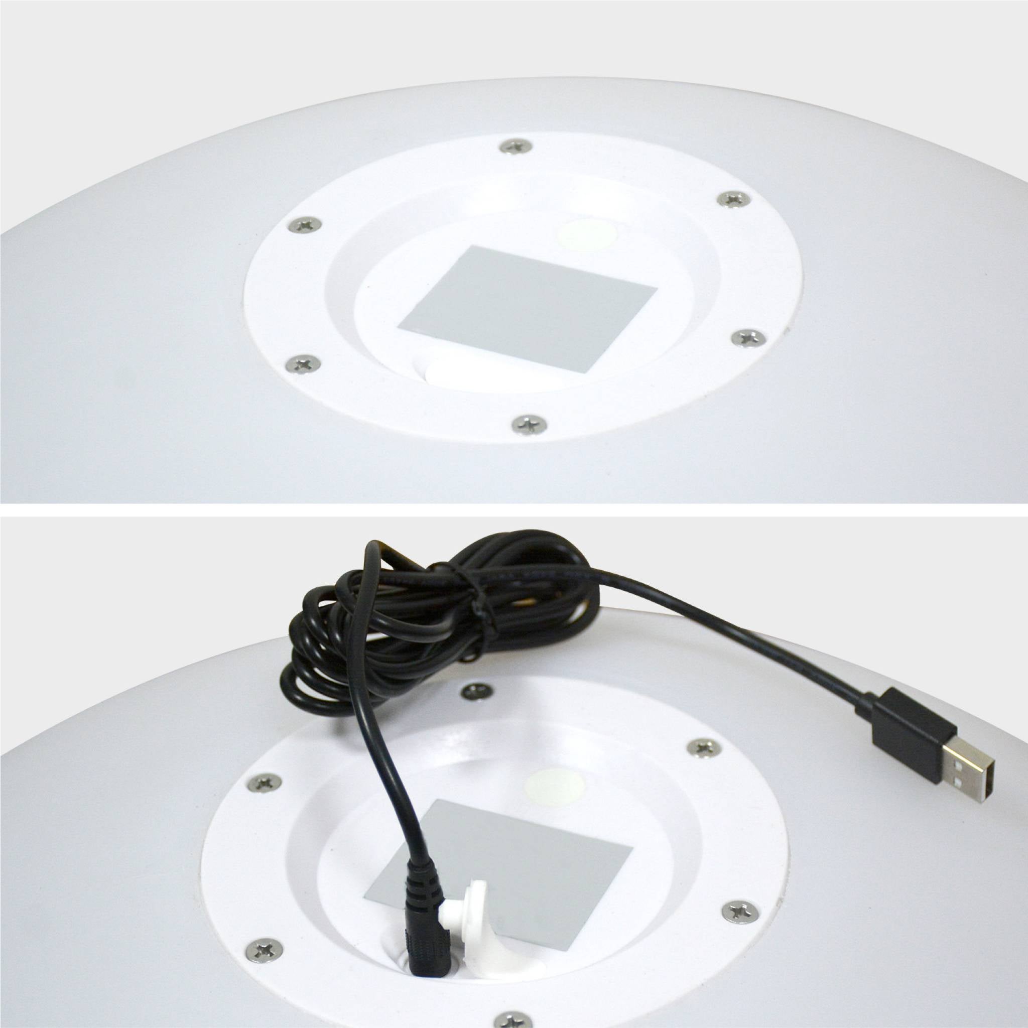 Boule LED 50cm - Sphère décorative lumineuse. 16 couleurs. Ø 50 cm - 5