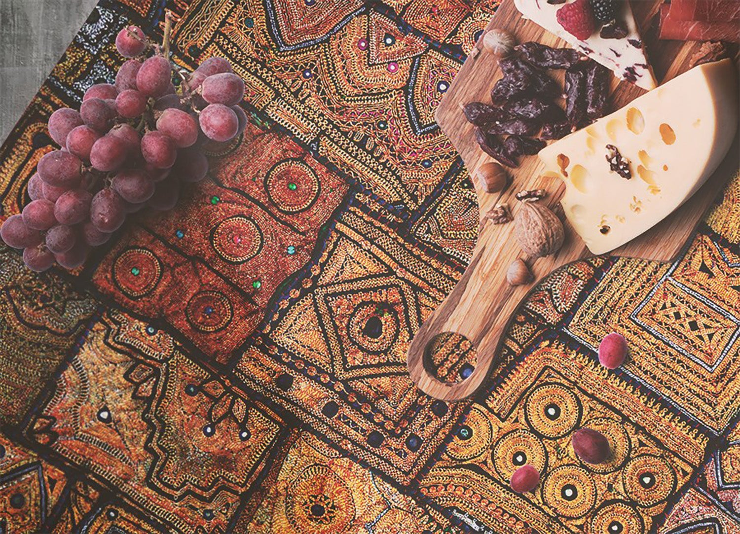 Tapis en vinyle intérieur mosaïque turque orientale, tapis vinyle intérieur décoratif traditionnel 120x180 – Tulup - 2
