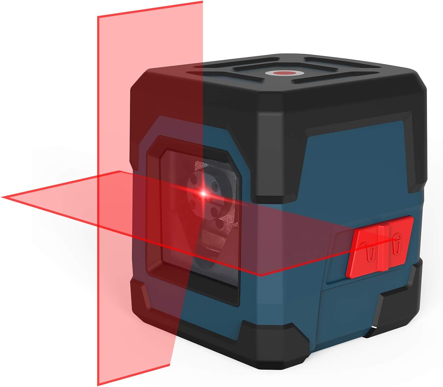 Poziomica laserowa mm m Laser krzyżowy samopoziomujący odporna wstrząsy z wysokości obrotowa czerwona linia laserowa pozioma Wodoodporna pyłoszczelna