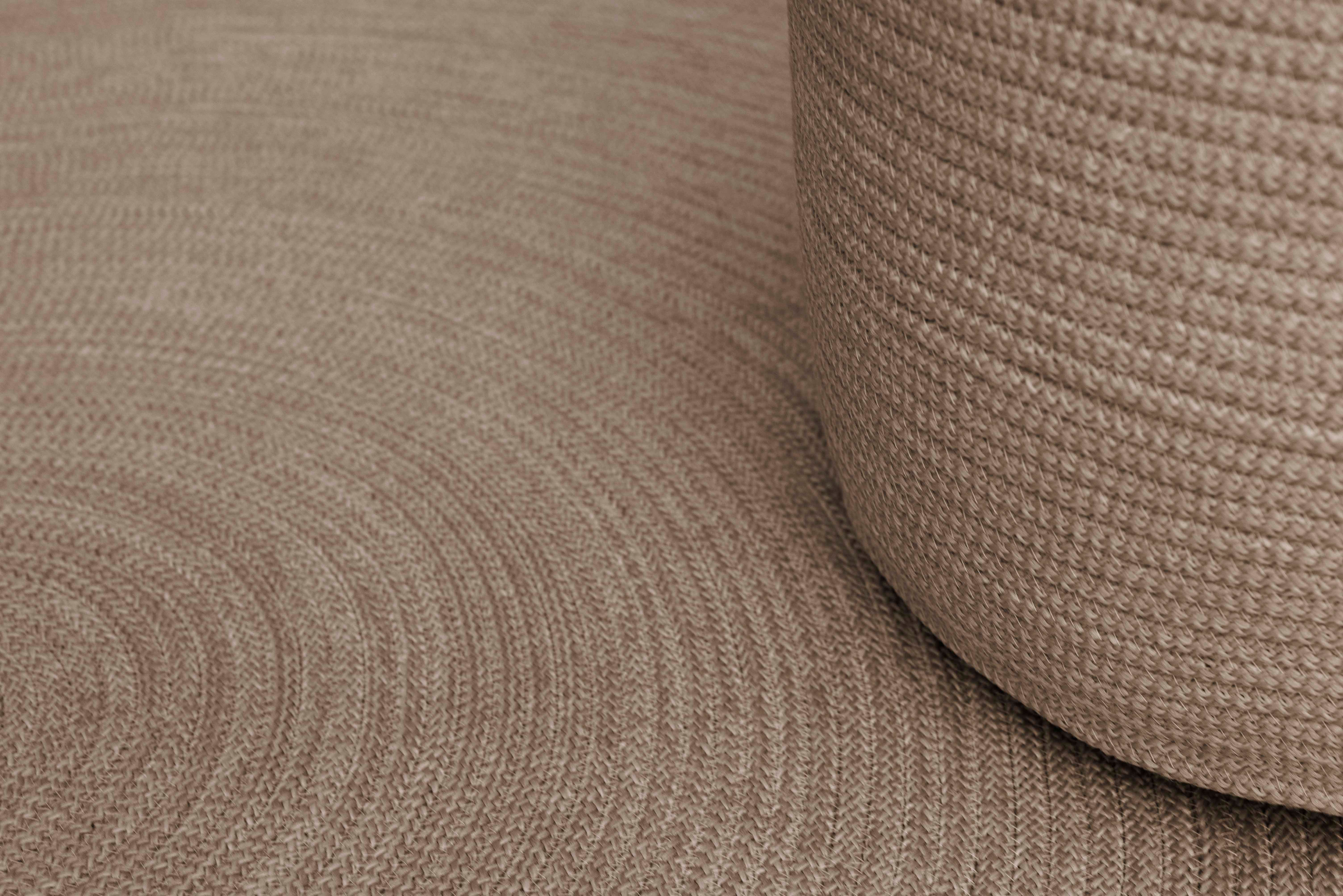 Puf Sphere Natural Ø45x45 cm – elegancki puf dekoracyjny z naturalnym wykończeniem do salonu i sypialni