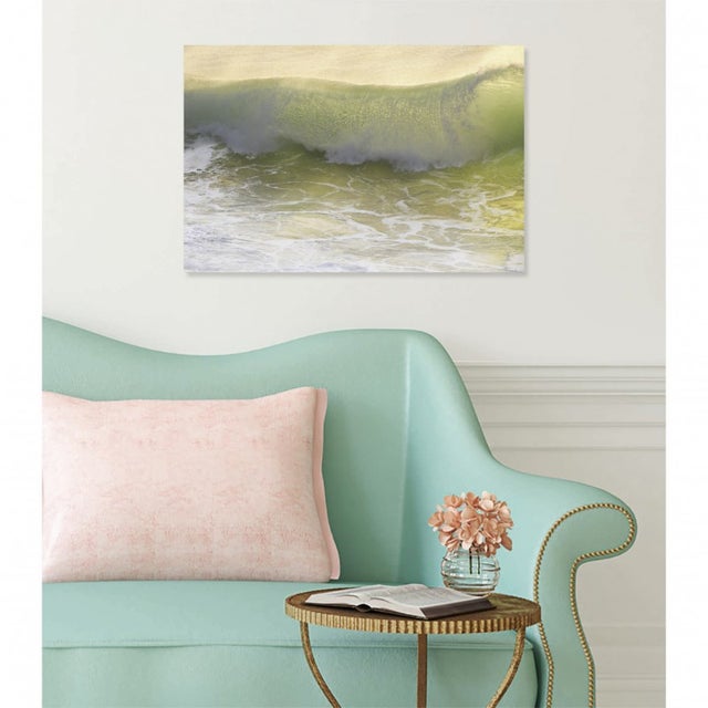 Tableau toile XXL en kit Mer De Jade 60 x 40 cm - Toile textile sans PCV - Tableau grand format fabriqué en France par Scenolia