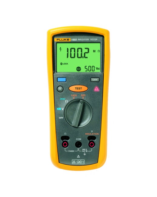 Fluke Rlc55a Testeur isolement - fluke 1503 - megohmètre numérique - fluke fluke1503 ...