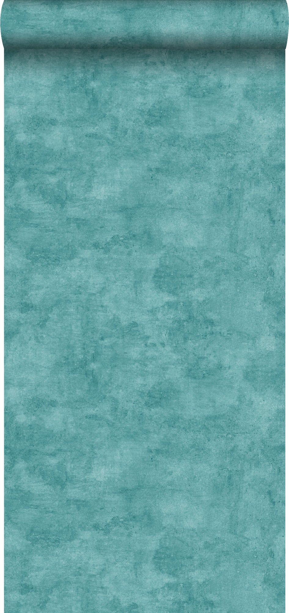 Tapeta konkretny wygląd turkusowym - 53 cm x 10.05 m - ESTAHOME