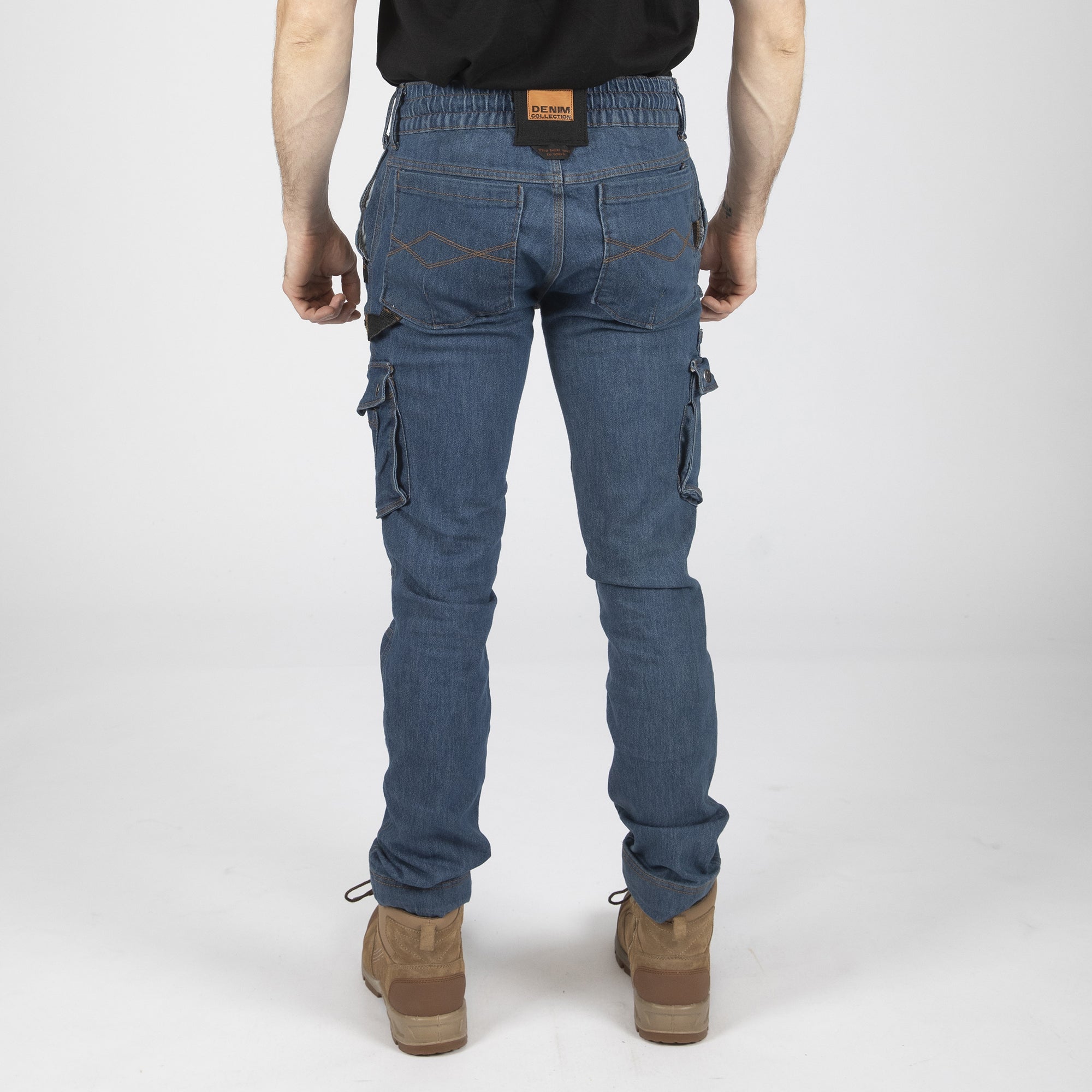 Vintage Anni '60 Universal Overall Co. Tuta Da Lavoro Hickory Blu Navy Abbigliamento Da Lavoro 1960 Abbigliamento Da Lavoro M/L Uomo Donna Unisex - Italia - Foto 11