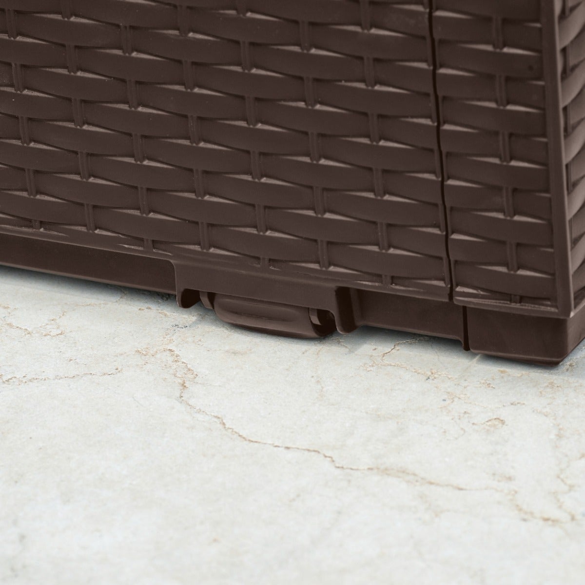 Keter Coffre de jardin Capri Marron 57x53.5x123 cm - 3