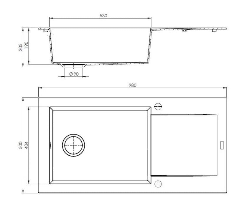 Évier Granit BALSA 1 giga-bac - 4