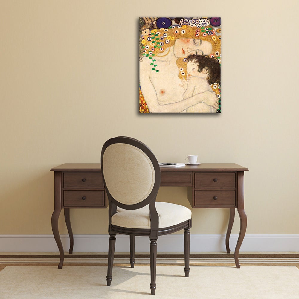 Tableau - Les Trois Âges de la Femme (Détail) Gustav Klimt cm 80x100 - 2