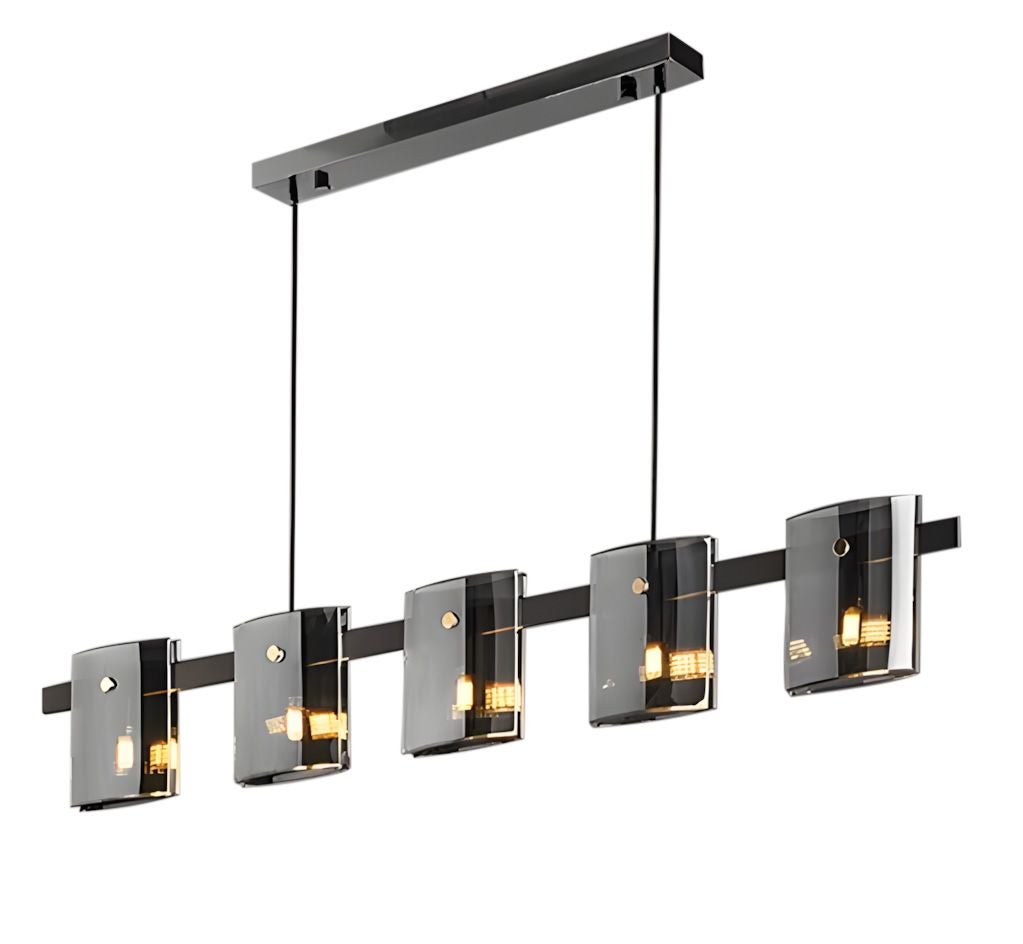 Lampa Sufitowa Wisząca Toolight App1706-5Cp Szary