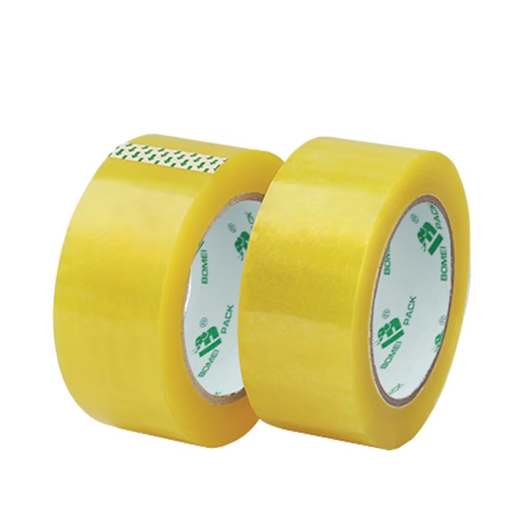 Rolki żółtej taśmy pakowej 45 mm x 60 m do przeprowadzek, biura i przechowywania