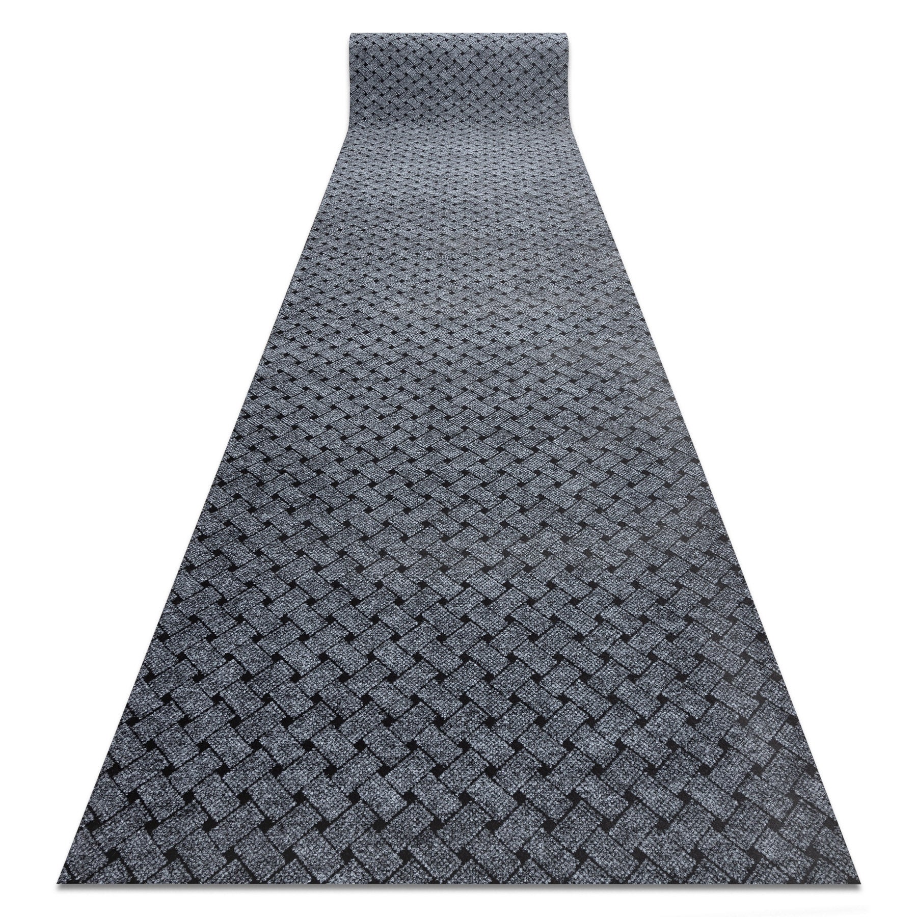 Runner - alfombrilla antideslizante 100 cm vectra 902 exterior, interior gris claro 100x460 cm