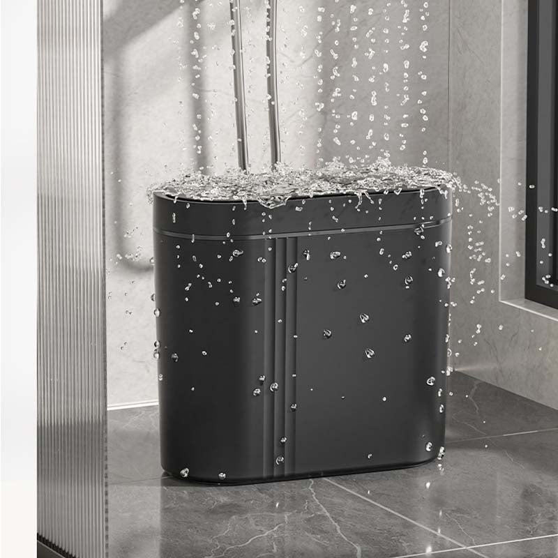 Poubelle murale intelligente avec couvercle à induction infrarouge, réponse rapide du capteur, fonctionnement à piles, noire - 6