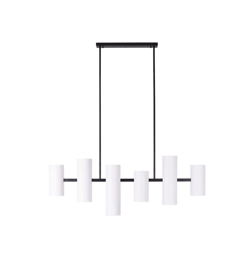 Lampa wisząca Laxer biała 6xGU10x7W industrialna wym: 142 x 128 x 12 cm metal Maxlight