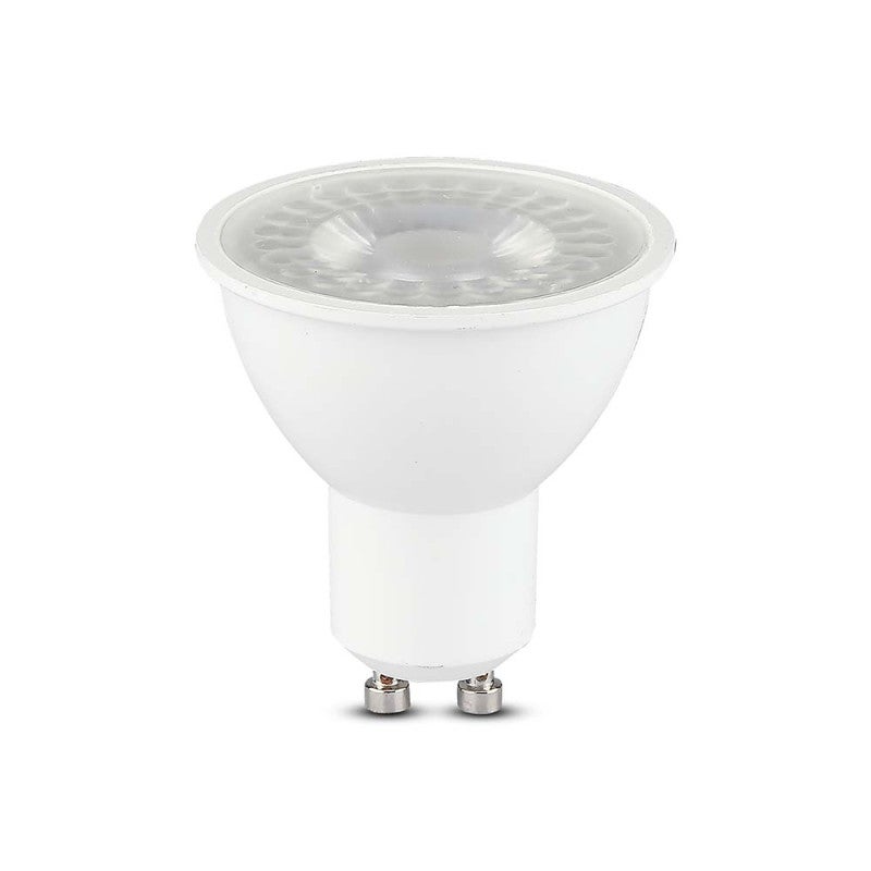 10 Lampade LED GU10 5W 400 Lumen - Luce Bianco Caldo? No, Bianco Freddo? No, Luce 6500K? Queste Sono A Luce Bianca? Aspetta, Guarda La Descrizione. Sono Da 220V, 400 Lumen, Angolo 110°, Diffusore Opale, Diametro 50mm