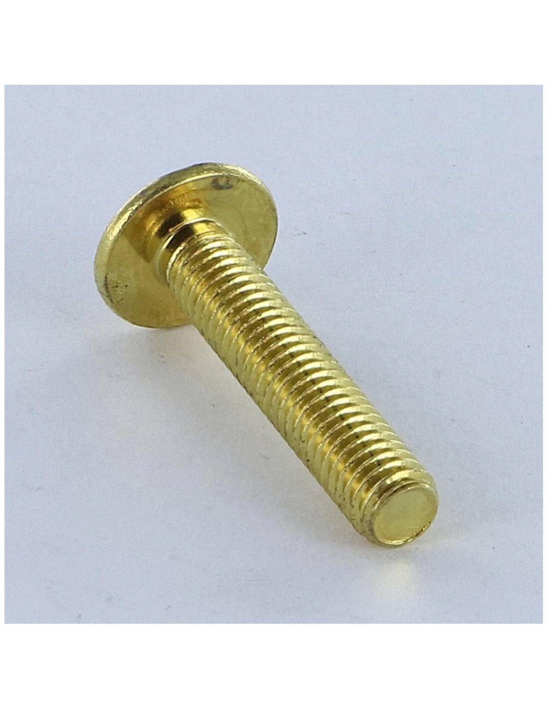 Vis Poelier POZI et fendu M6X14 Acier laitonne-500 pièces - 2