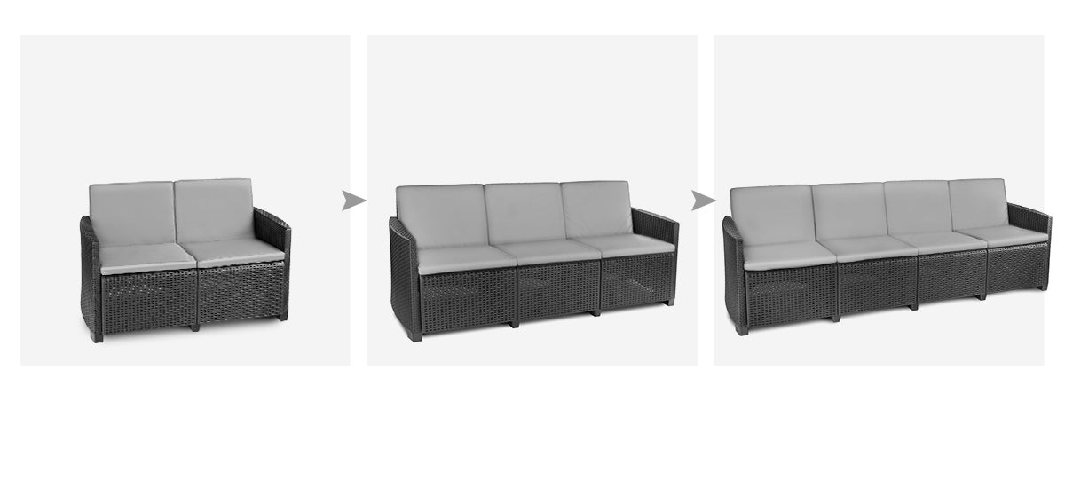 Zestaw Mebli Ogrodowych KING Sicilia 6 EUROHIT Garden - 3