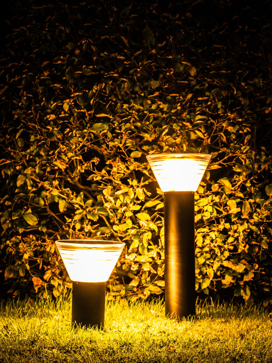 Lampe solaire Iplux® Rome sur pied 80cm- Haute qualité - Durée de combustion 15 heures - 5