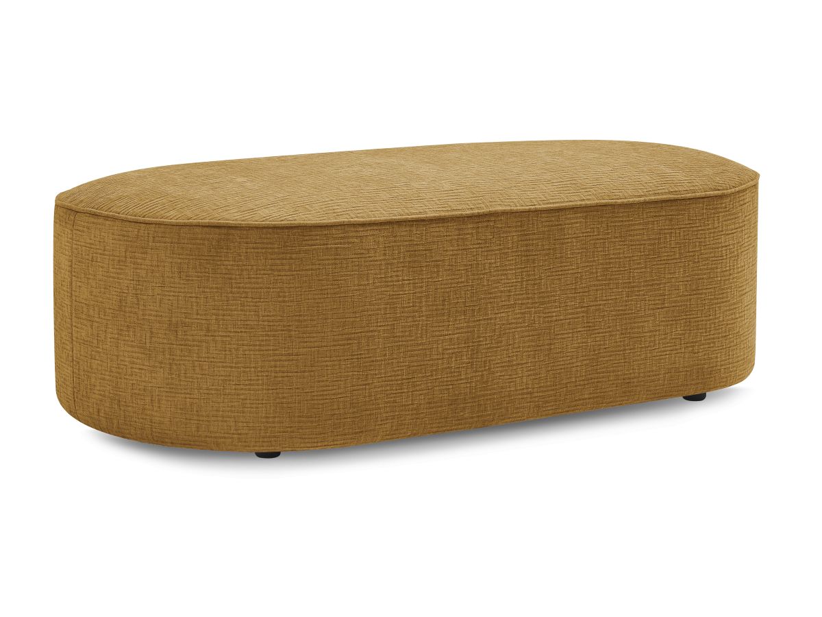 Pouf pour canapé modulable ROUSSEAU tissu texturé BOBOCHIC 1 place ...