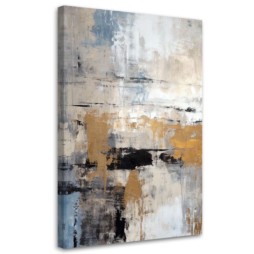 Obraz na płótnie, Abstrakcja Złoto Glamour 70x100
