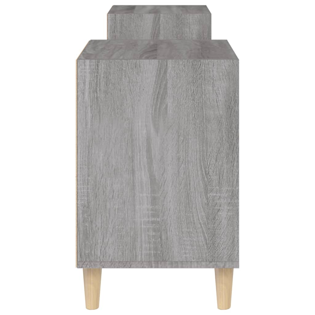 Meuble TV Sonoma gris 160x35x55 cm Bois d'ingénierie - COMFORTXL - 7