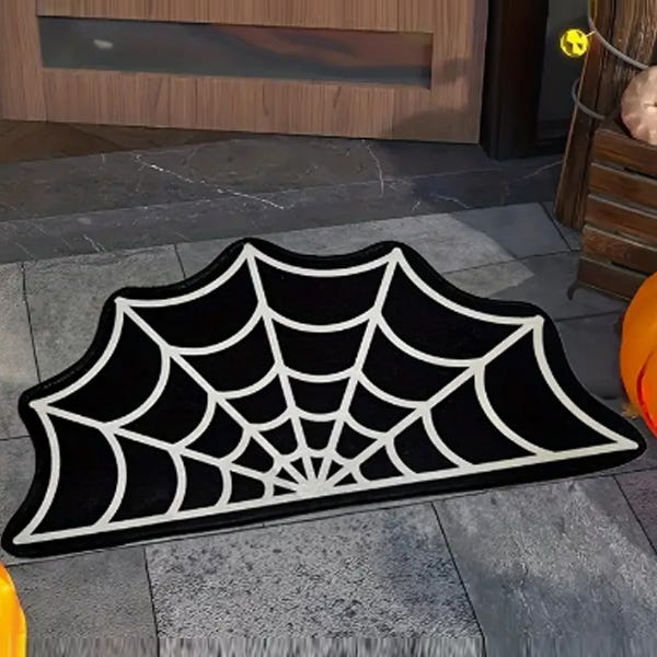 Felpudo De Halloween 60x88cm - Antideslizante, Decoración Espeluznante Para Entrada Y Fiestas