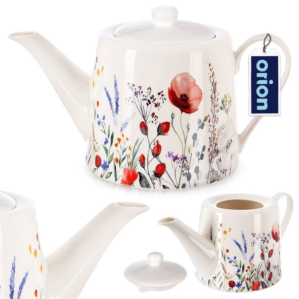Dzbanek do kawy i herbaty porcelanowy MAKI 1 l - 4