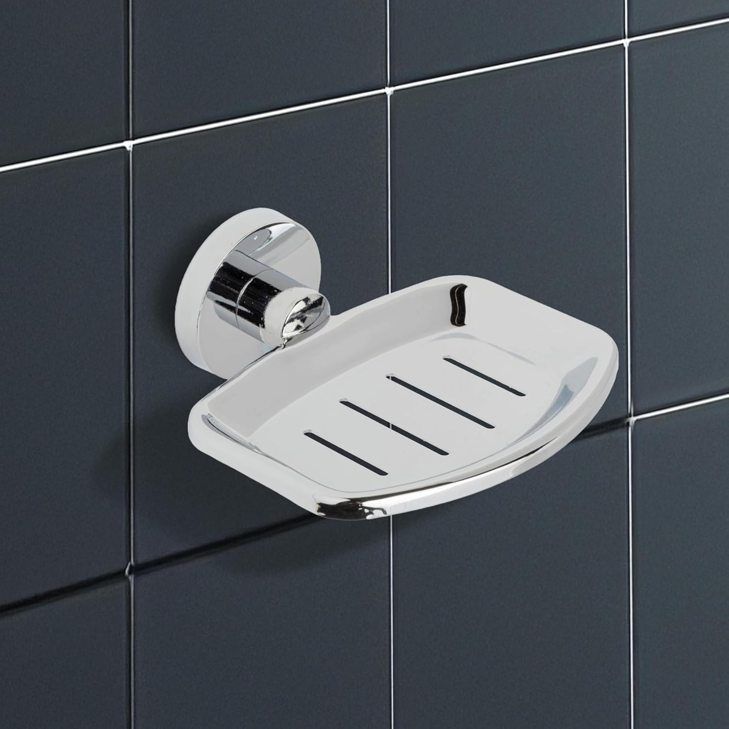 IPEA Porte-Savon Mural en métal Noir - Pas Besoin de perçage - Design IPEA Porte-Savon Mural en métal Noir - Pas Besoin de perçage - Design
