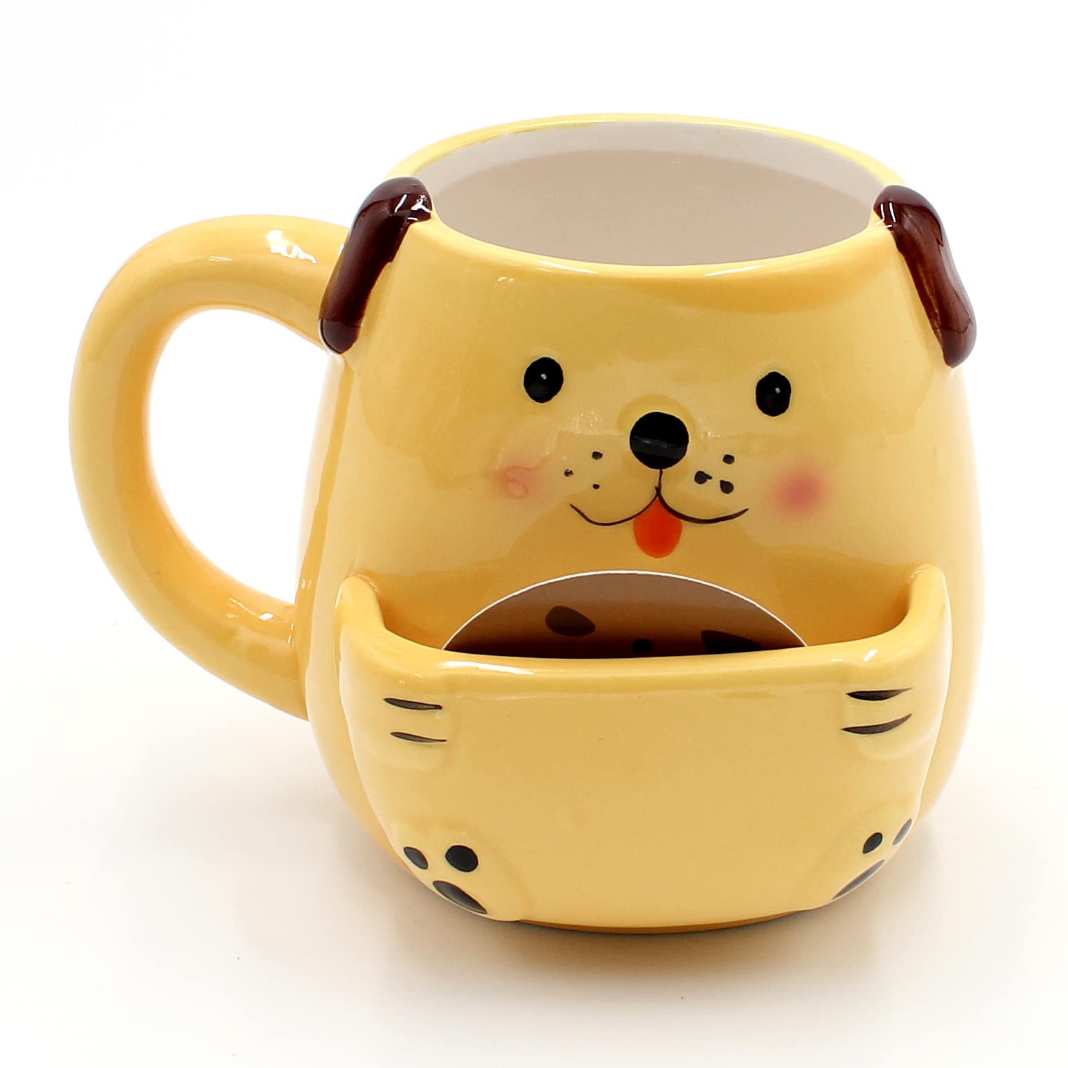 Dekohelden24 caffè in grès porcellanato, Motivo: Armatura, Dimensioni: H/ ca. 11 x 8 cm. capacità: Circa 450 ml, Tazza Cavaliere, 11 cm
