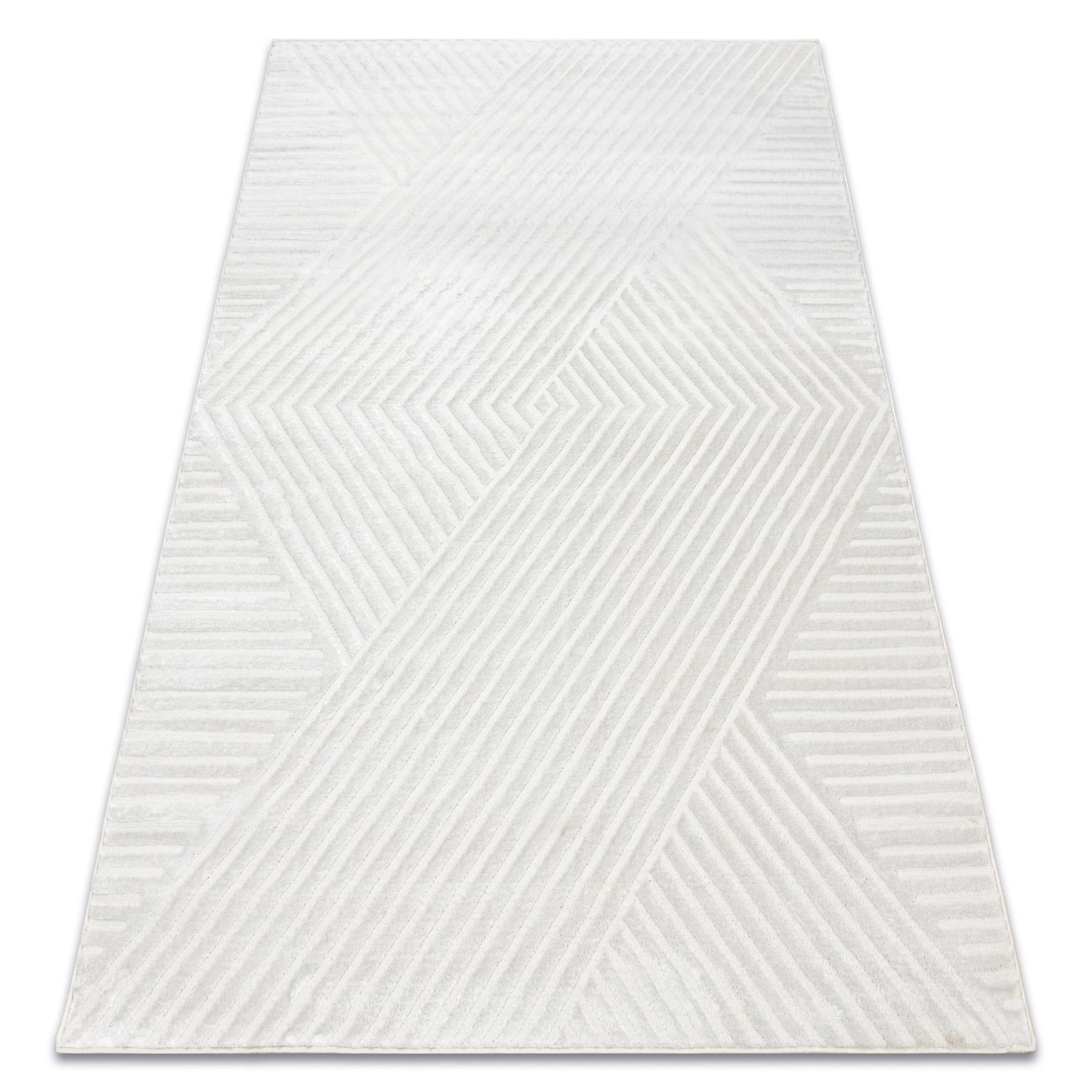 Dywan BALANCE 1503 krem - Geometryczny, strukturalny, glamour 240x330 cm