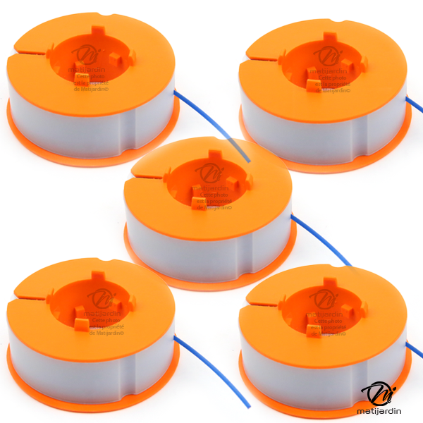 Bobineau de fil pour coupe-bordure rotofil pour Bosch FO16L71599 par 5 - 2