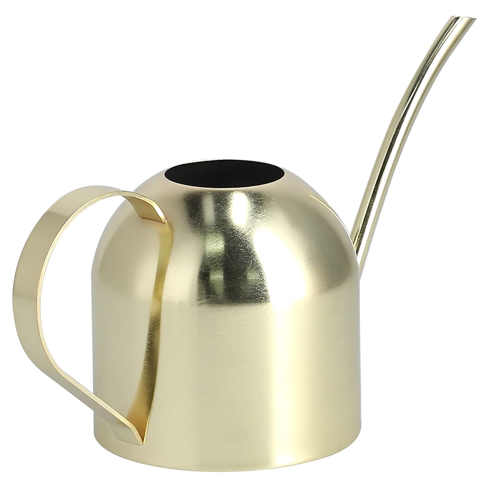 Arrosoir d'intérieur Vintage en acier inoxydable, 1000ML, plantes succulentes, bouilloire, Pot doré - 9