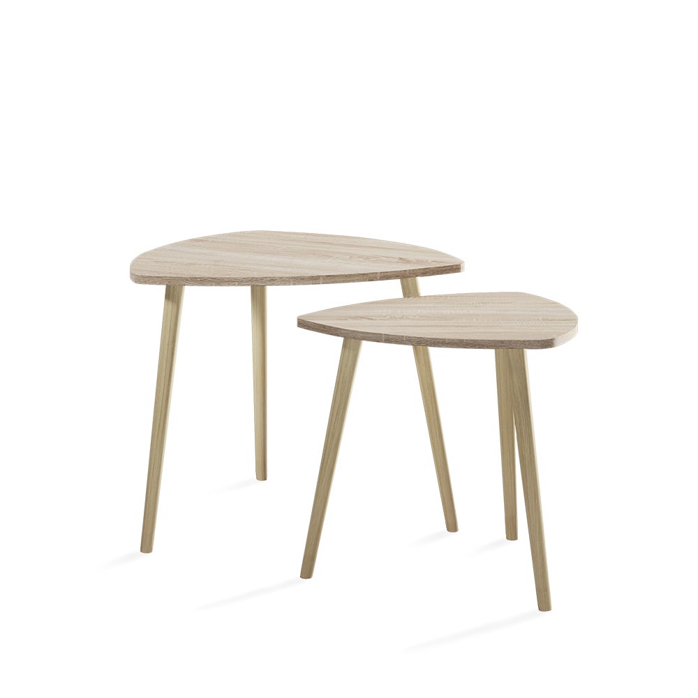 Vicco Stolik kawowy Twino, Sonoma, 48 x 45 cm Zestaw 2 sztuk