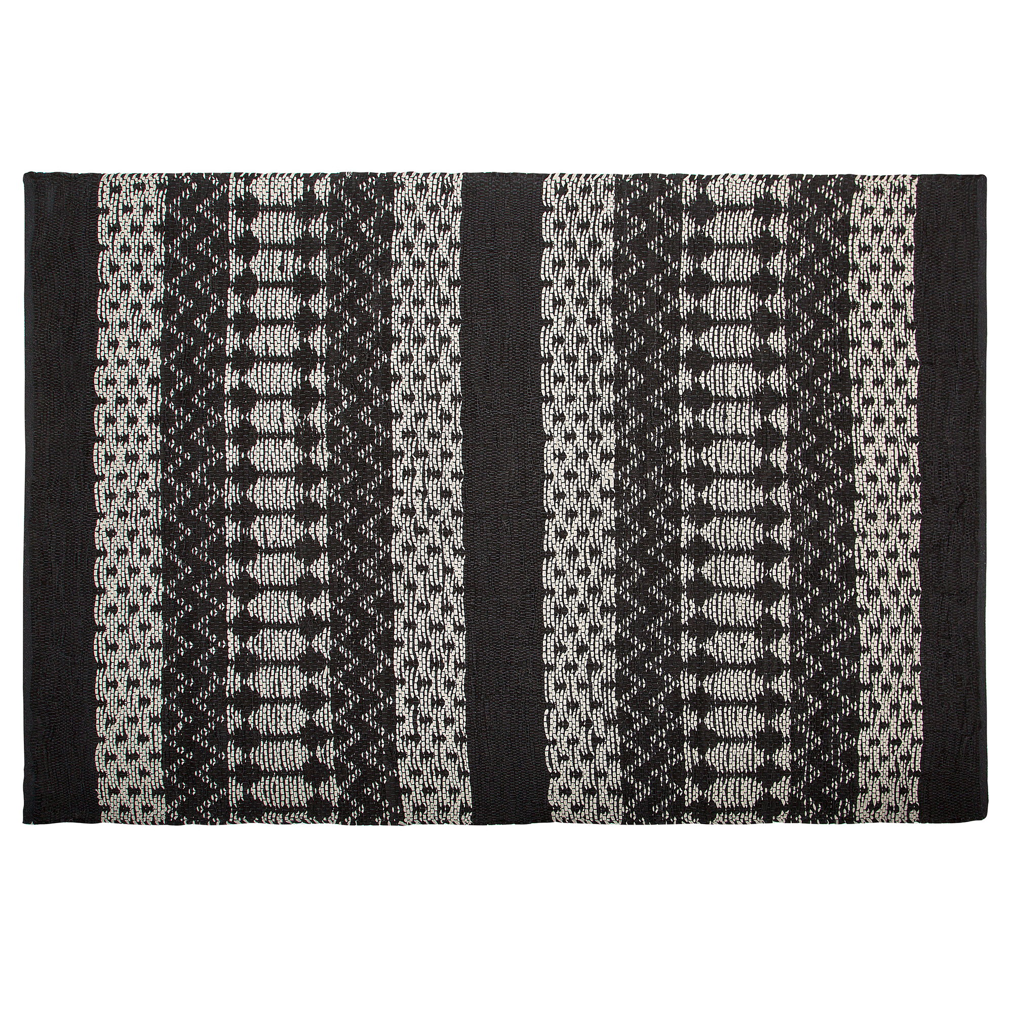 Covor SOKUN Negru 140 x 200 cm Piele naturală