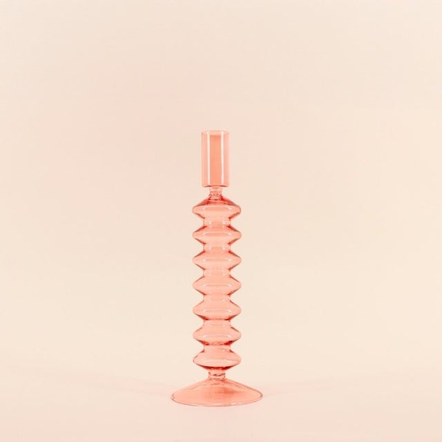 Candelabro perlas de vidrio 24cm