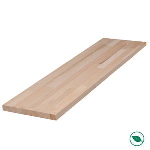 2 Planches Murales En Bois Massif Acajou Sapeli - 60x18x4 Cm, Pour étagères Ou Déco