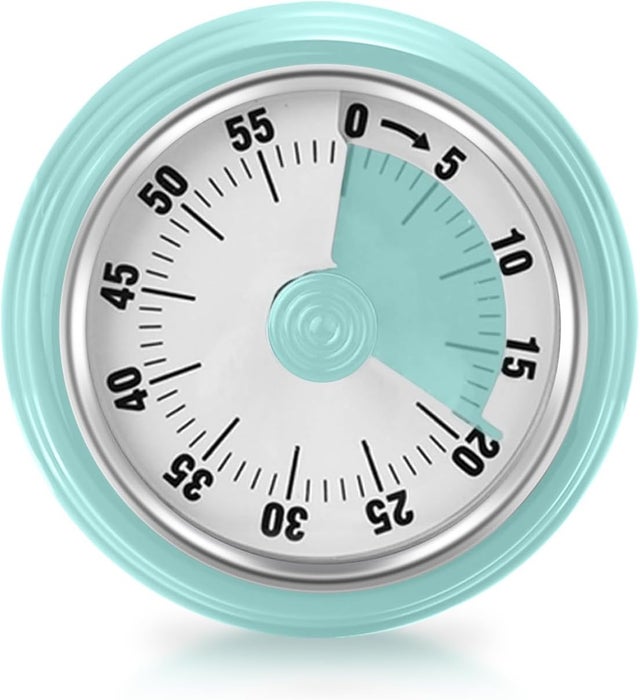 Timer kuchenny, 3-calowy timer wizualny, mechaniczne minutniki kuchenne, 60-minutowy timer odliczający, bezbateryjny mechaniczny zegar