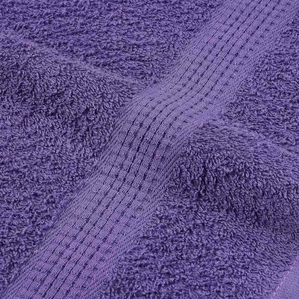 Serviettes de bain FROGN 10 pcs violet 100x150 cm 360 g/m² vidaXL - 7
