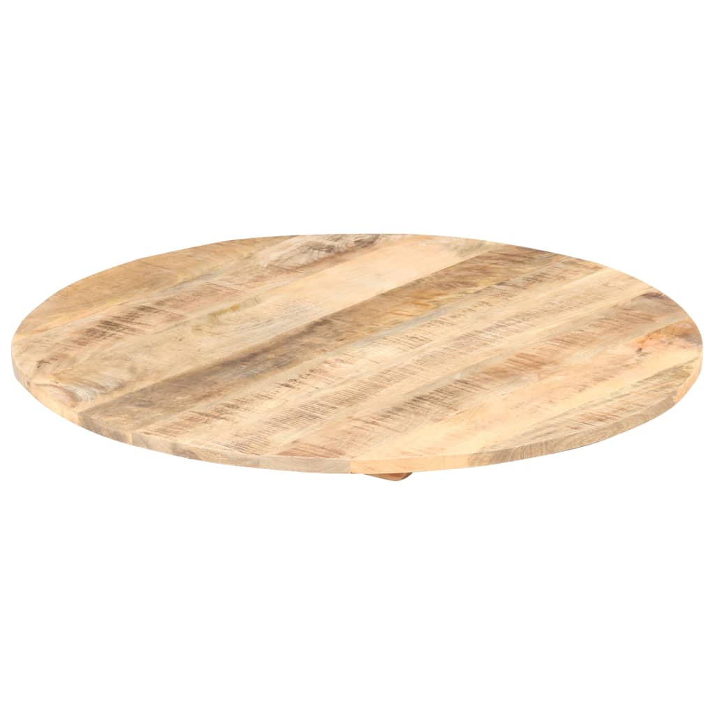 Okrągły blat stołu wykonany z litego drewna mango 15-16 mm, 40 cm
