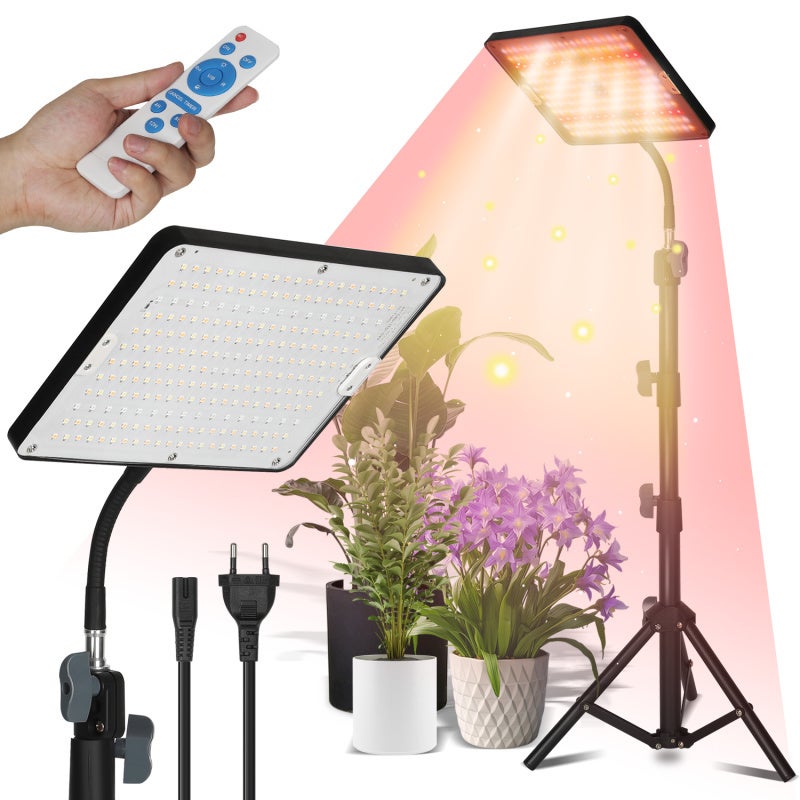Pełnospektralna lampa do uprawy roślin, elastyczna 360° z regulowanym ramieniem