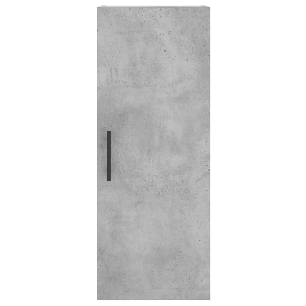 Credenza alta Grigio cemento 34,5x34x180 cm MDF - 6