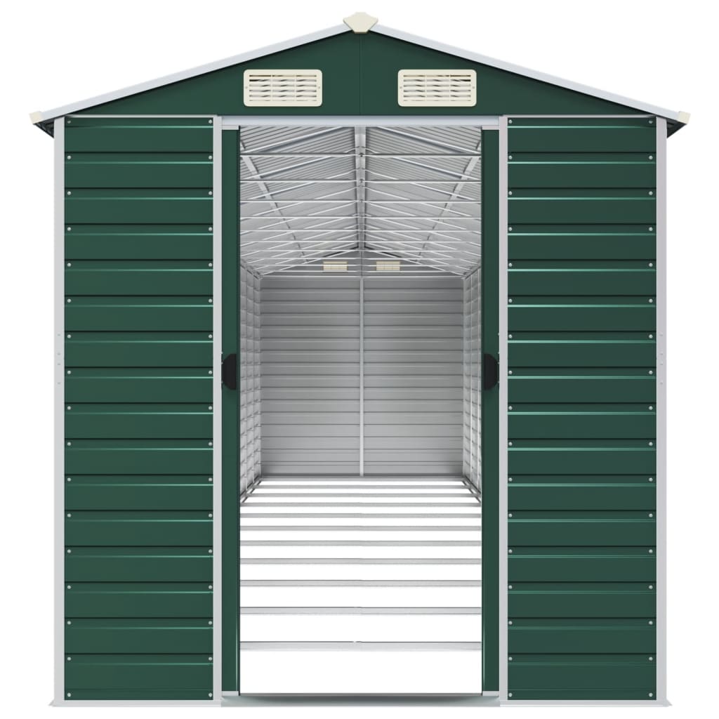 Maison Exclusive - Abri de jardin vert 191x980x198 cm acier galvanisé - 5
