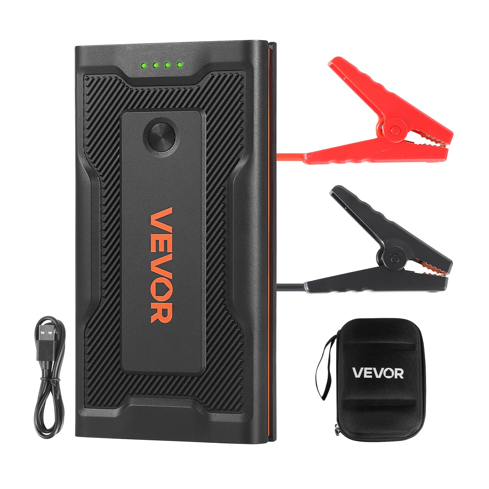 Mini Caricabatterie Portatile USB Per Batterie Fotocamera – Con Indicatore LED, Nero