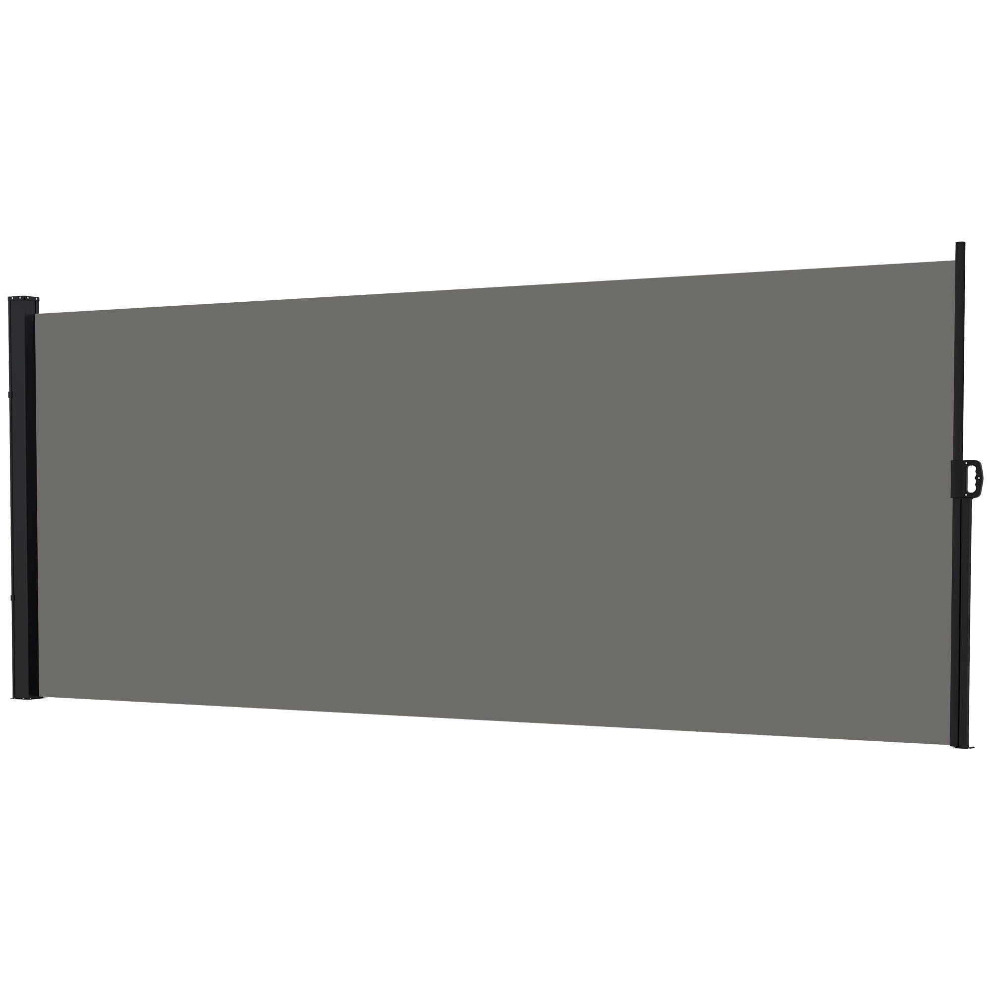 Festnight Store Latéral Auvent Latéral Rétractable de Patio,Terrasse ou Balcon 100 x 300 cm Blanc cassé Festnight Store Latéral Auvent Latéral Rétractable de Patio,Terrasse ou Balcon 100 x 300 cm Blanc cassé