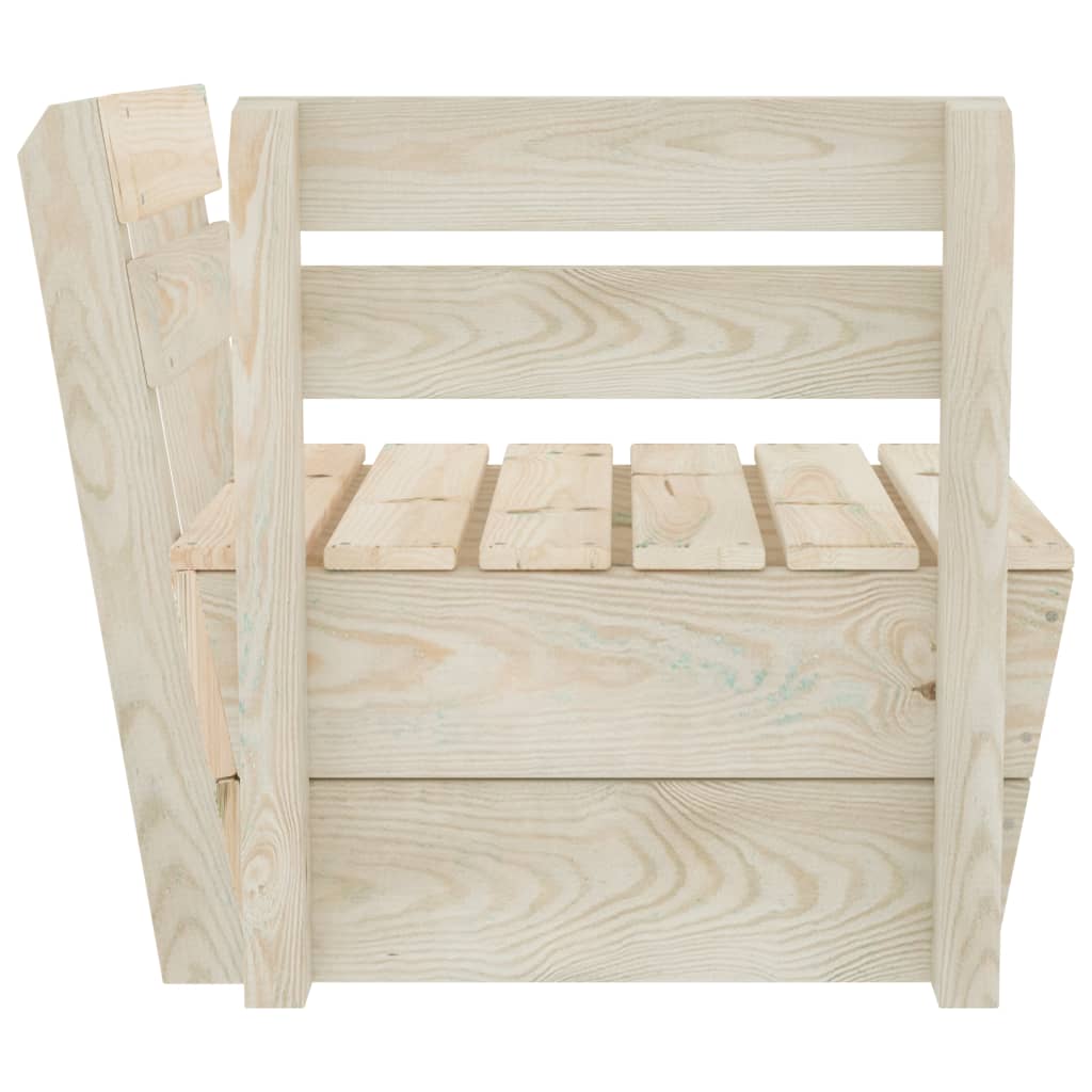 Maison Exclusive - Canapé d'angle sectionnel palette Bois d'épicéa imprégné - 4